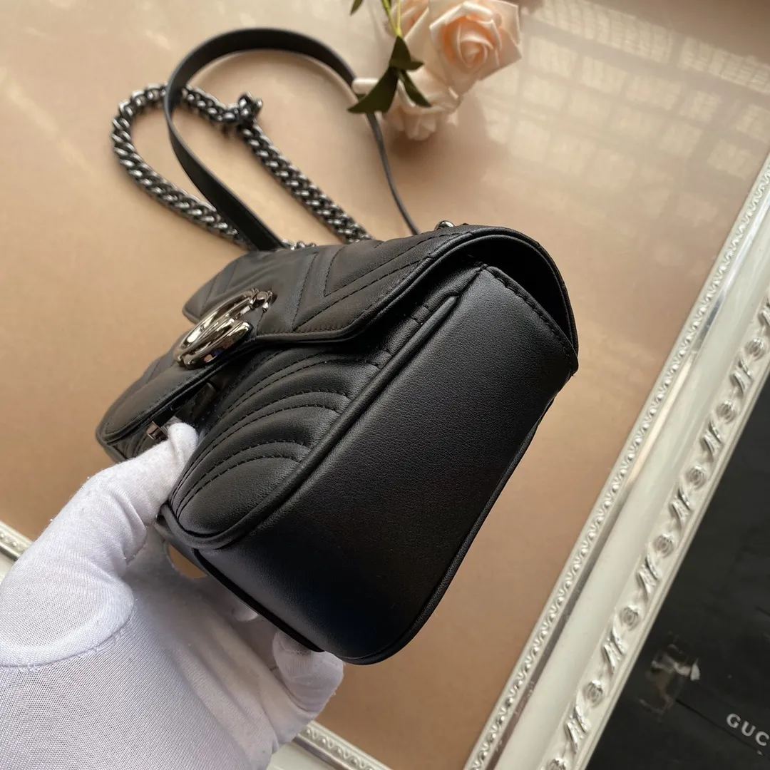 All categories Official website "Brand Women's Bags" Women's Bags 💙 GUCCI 2022 Official New Gucci Crossbody Bag Wholesale 58001800 High Quality Specifications: 22-13-6CM
