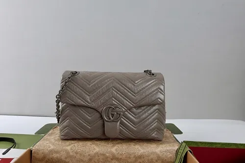 All Categories Official Website "Brand Women's Bags" Women's Bags 💙 GUCCI GUCCI 2026 New Classic GG Pattern Crossbody Bag