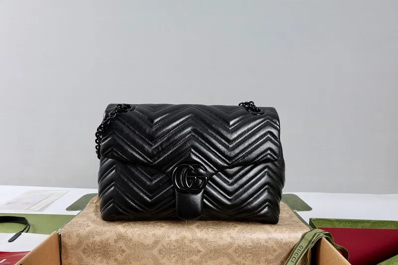 All Categories Official Website "Brand Women's Bags" Women's Bags 💙 GUCCI GUCCI 2026 New Classic GG Pattern Crossbody Bag