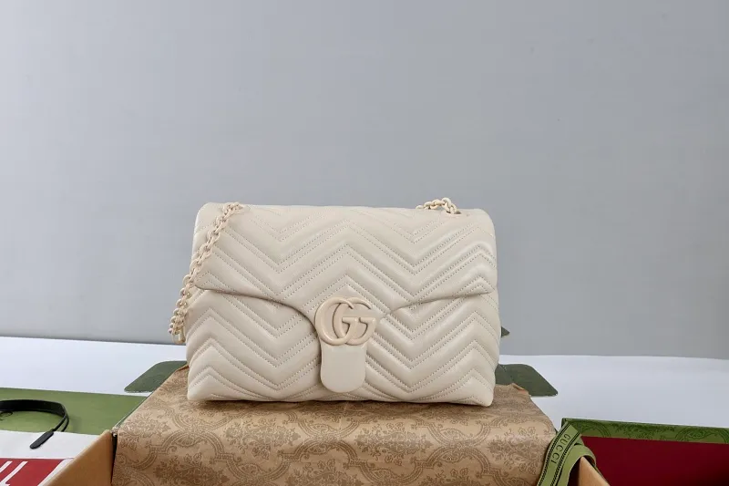 All Categories Official Website "Brand Women's Bags" Women's Bags 💙 GUCCI GUCCI 2026 New Classic GG Pattern Crossbody Bag