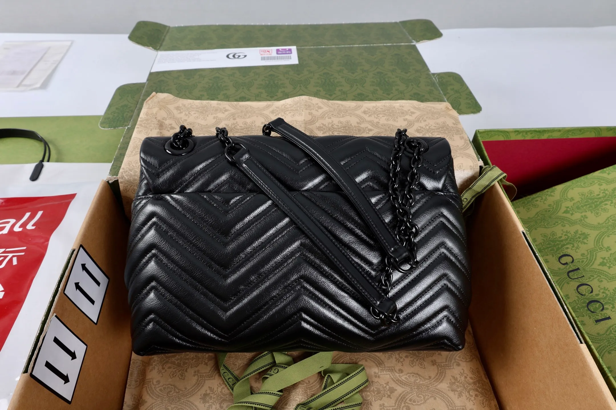 All Categories Official Website "Brand Women's Bags" Women's Bags 💙 GUCCI GUCCI 2026 New Classic GG Pattern Crossbody Bag