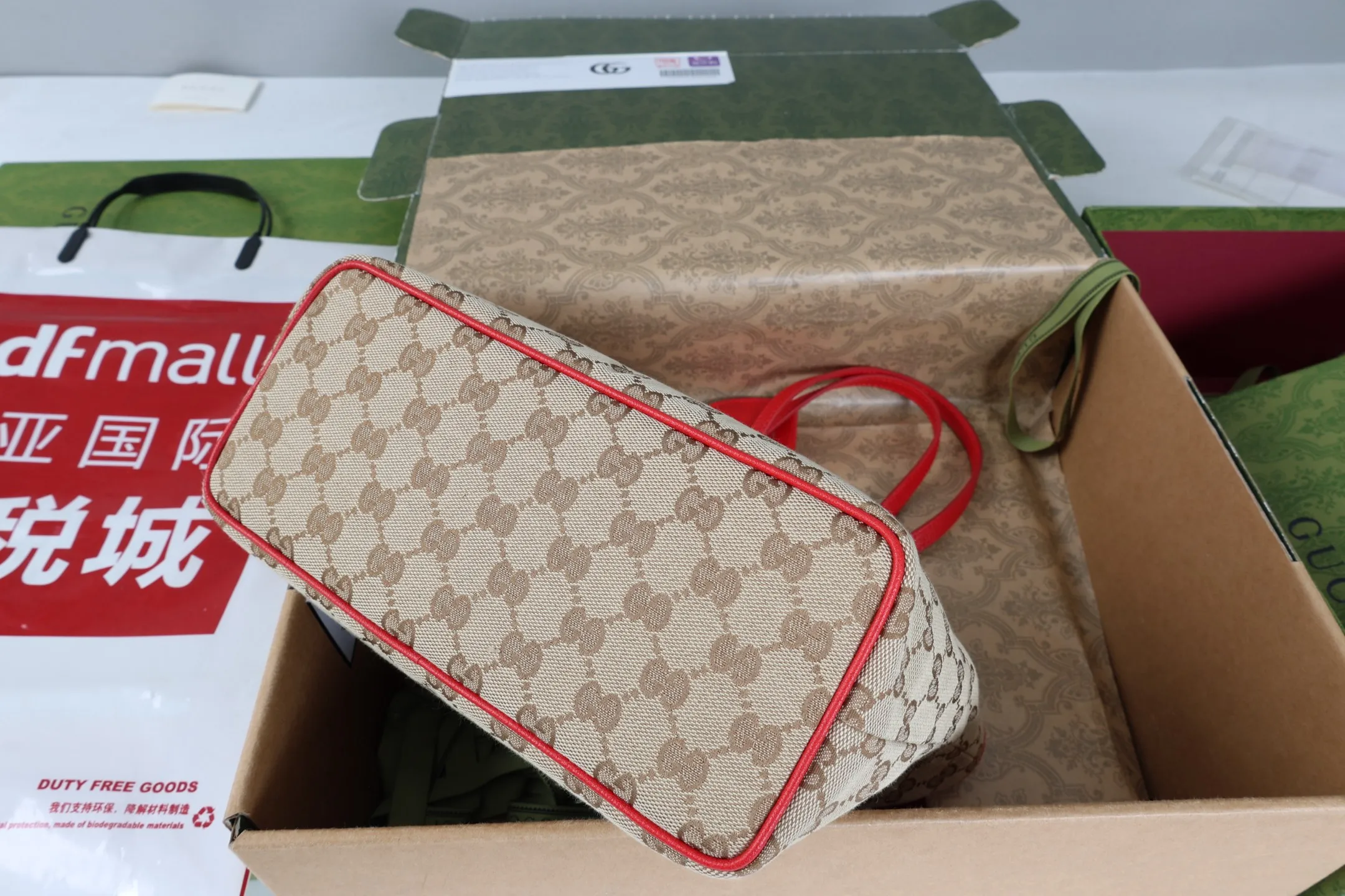 All Categories Official Website "Brand Women's Bags" Women's Bags 💙 GUCCI 2026 Classic GUCCI Print Crossbody Bag