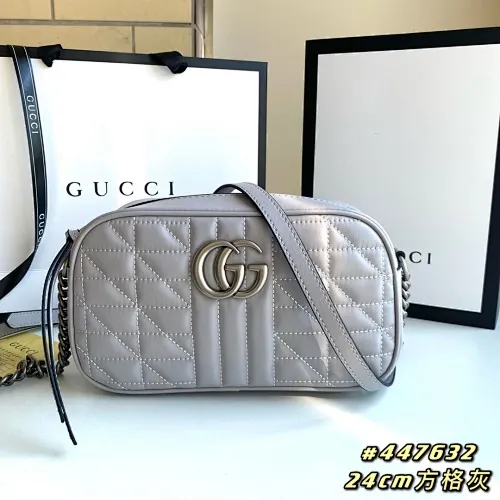All categories Official website "Brand Women's Bags" Women's Bags 💙 GUCCI 2022 official new Gucci crossbody bag wholesale Original order quality 58001900 Size: 24-13-7Cm