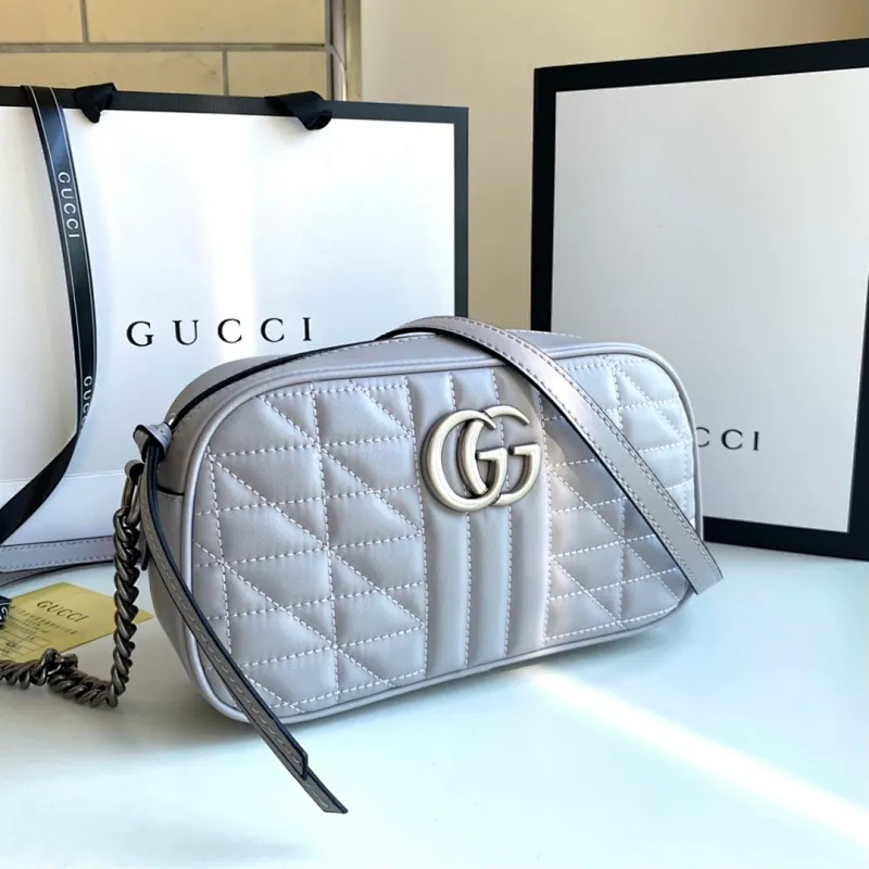 All categories Official website "Brand Women's Bags" Women's Bags 💙 GUCCI 2022 official new Gucci crossbody bag wholesale Original order quality 58001900 Size: 24-13-7Cm