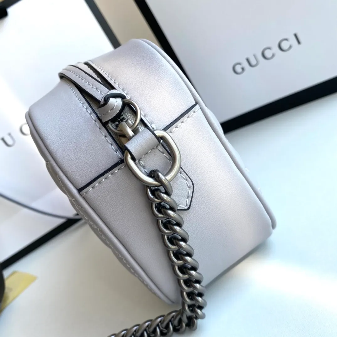All categories Official website "Brand Women's Bags" Women's Bags 💙 GUCCI 2022 official new Gucci crossbody bag wholesale Original order quality 58001900 Size: 24-13-7Cm