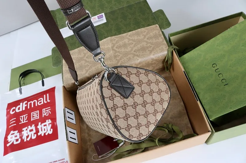 All Categories Official Website "Brand Women's Bags" Women's Bags 💙 GUCCI GUCCI 2026 New Classic GG Pattern Crossbody Bag