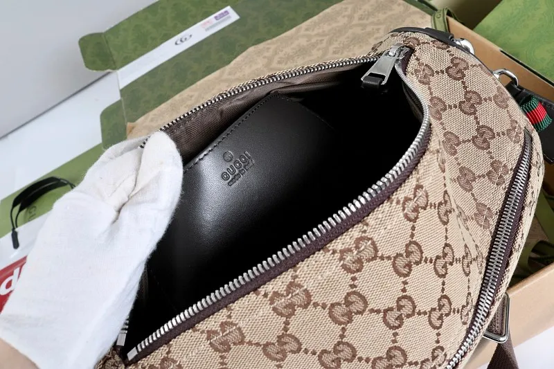 All Categories Official Website "Brand Women's Bags" Women's Bags 💙 GUCCI GUCCI 2026 New Classic GG Pattern Crossbody Bag