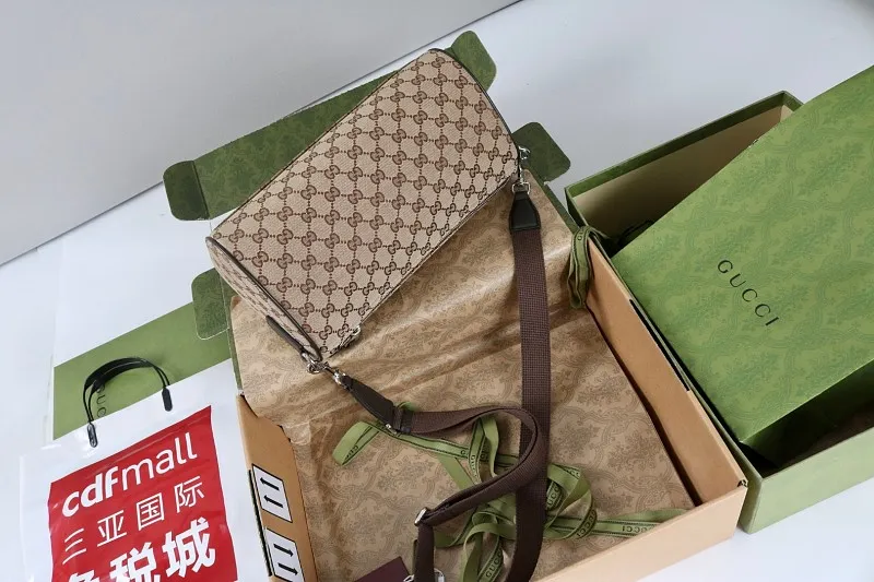 All Categories Official Website "Brand Women's Bags" Women's Bags 💙 GUCCI GUCCI 2026 New Classic GG Pattern Crossbody Bag