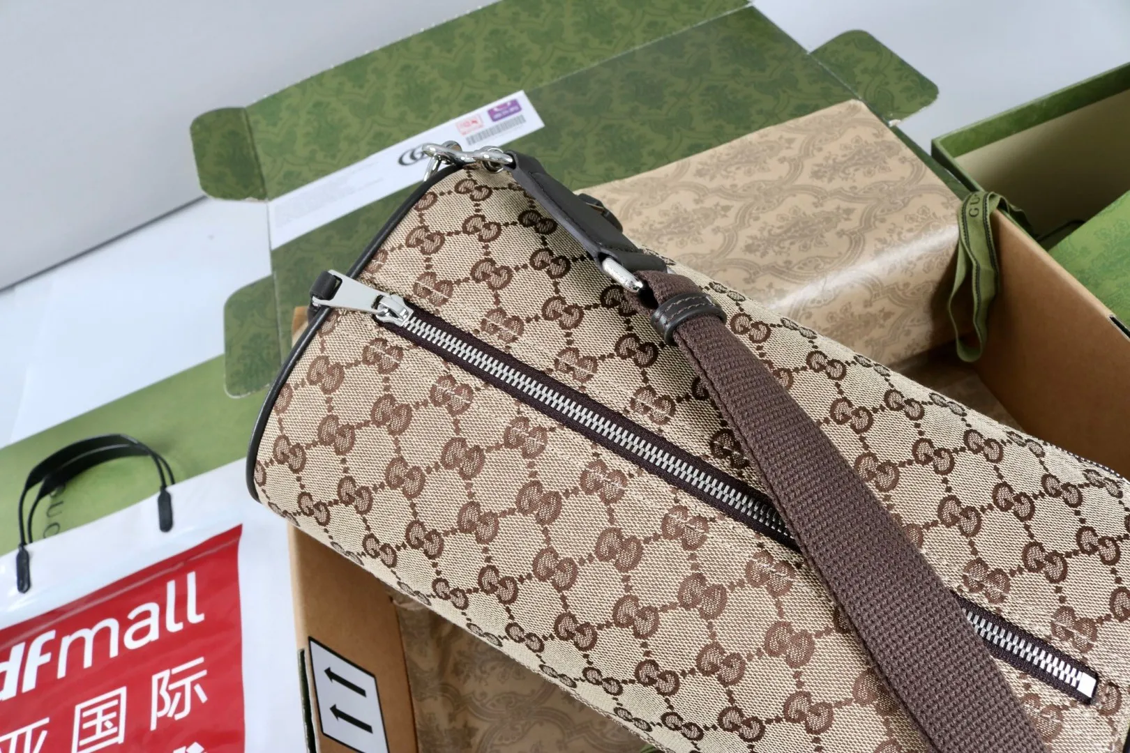 All Categories Official Website "Brand Women's Bags" Women's Bags 💙 GUCCI GUCCI 2026 New Classic GG Pattern Crossbody Bag