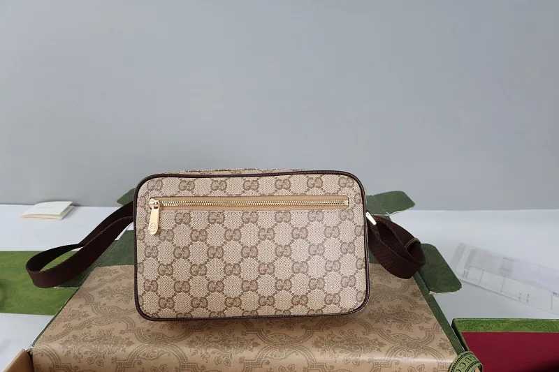 All Categories Official Website "Brand Women's Bags" Women's Bags 💙 GUCCI GUCCI 2026 New Classic GG Pattern Crossbody Bag