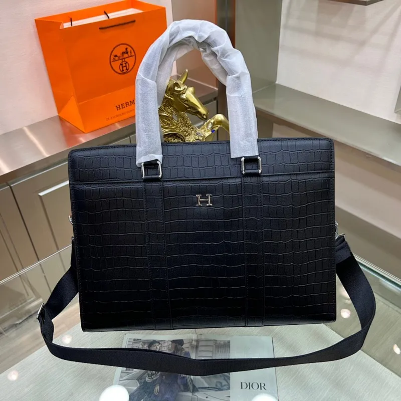 All categories 💚 Top version men’s bags 💚 Hermes 2024 new Hermes briefcase