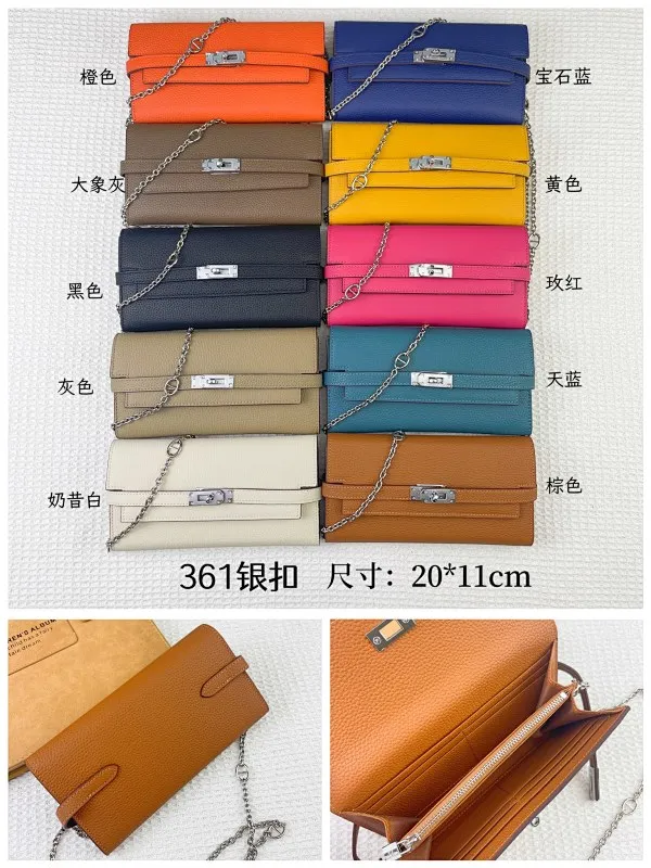 All Categories Hermès Wallet (Hermès) Hermès 361-1 Silver Buckle