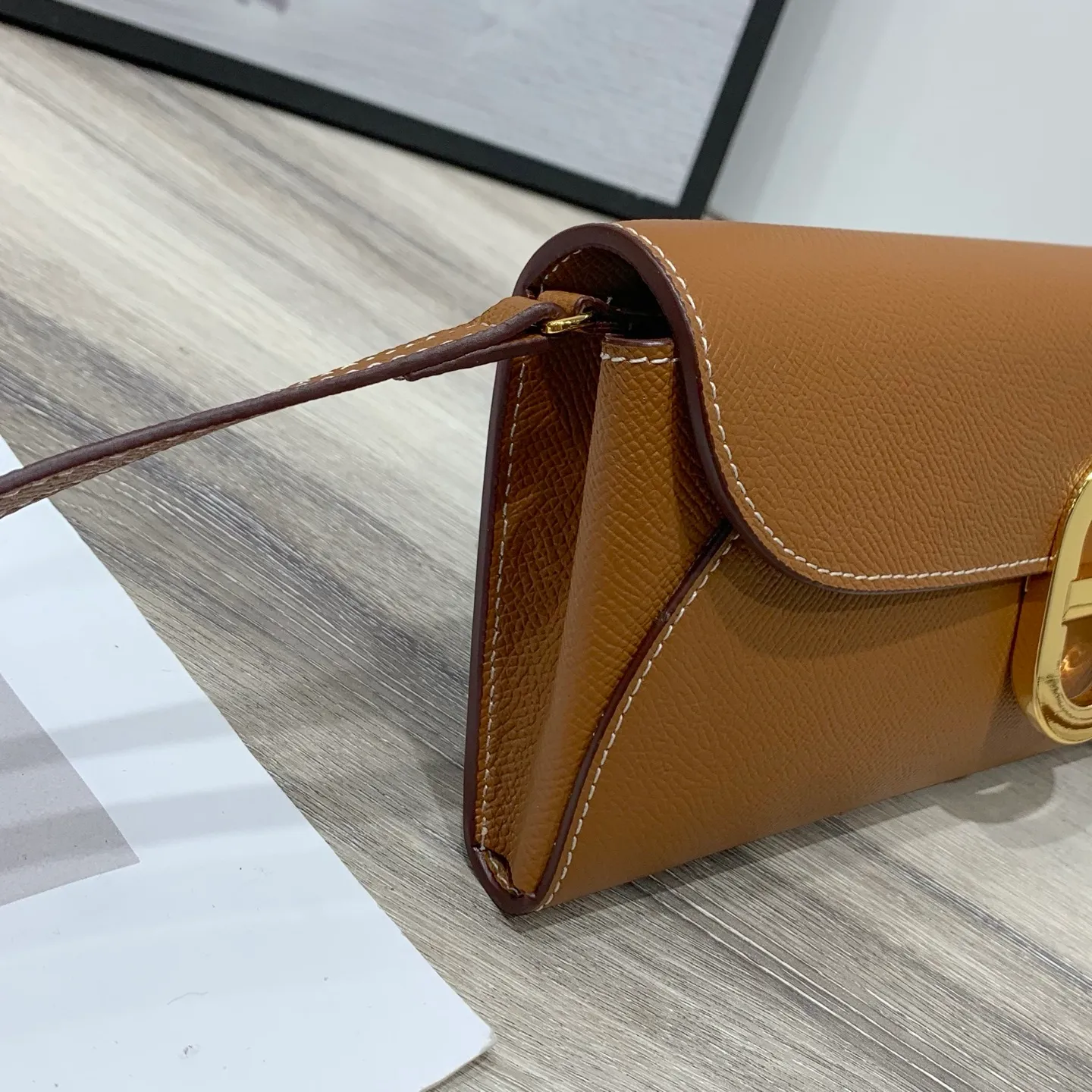 All Categories Hermès Wallet (Hermès) Hermès 961 Gold Buckle