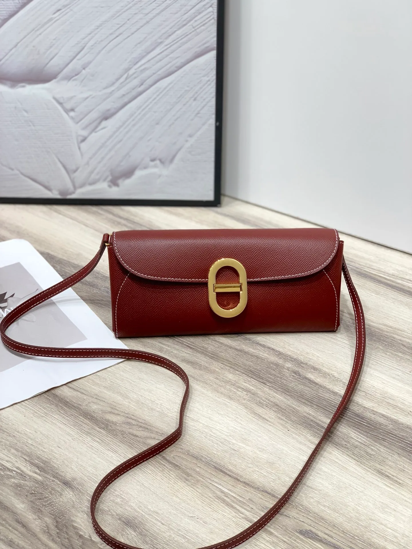 All Categories Hermès Wallet (Hermès) Hermès 961 Gold Buckle