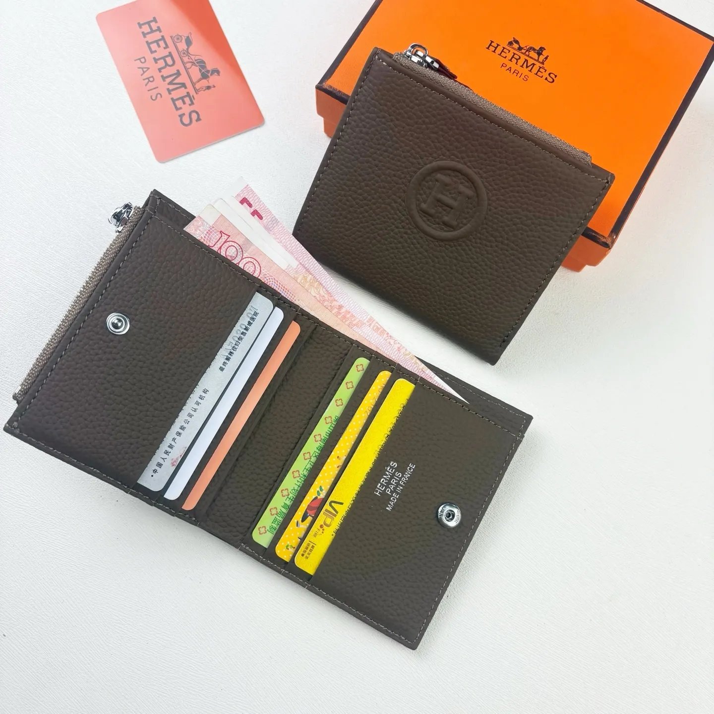 All categories Hermès wallet (Hermès) Hermès 6357 pressed