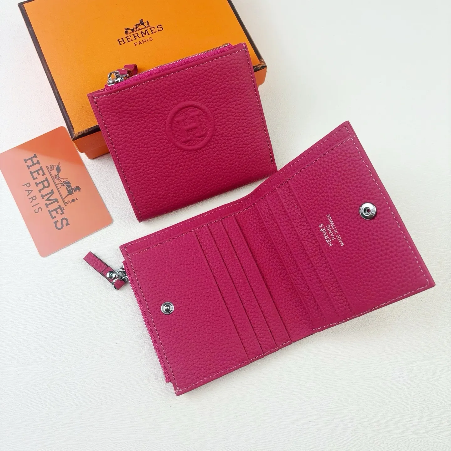 All categories Hermès wallet (Hermès) Hermès 6357 pressed