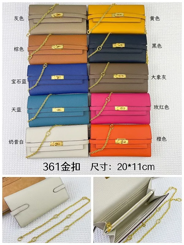All Categories Hermès Wallet (Hermès) Hermès 361-1 Gold Buckle