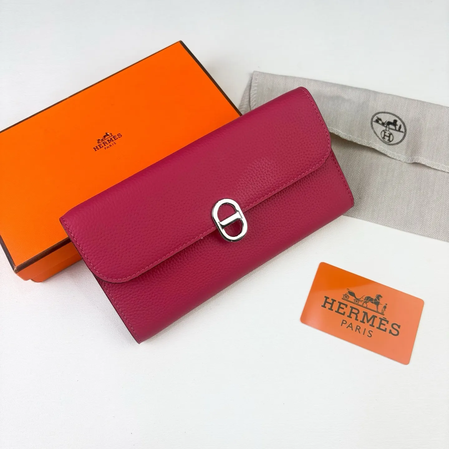 All Categories Hermès Wallet (Hermès) Hermès 0699 Silver Buckle