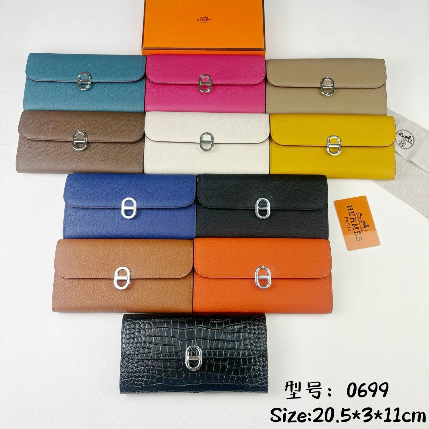 All Categories Hermès Wallet (Hermès) Hermès 0699 Silver Buckle