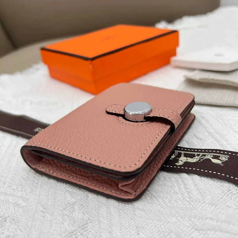 All categories Hermès wallet (Hermès) Hermès 5121 pebbled silver buckle