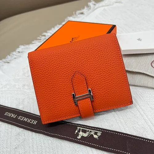 All categories Hermès wallet (Hermès) Hermès 5120 pebbled silver buckle