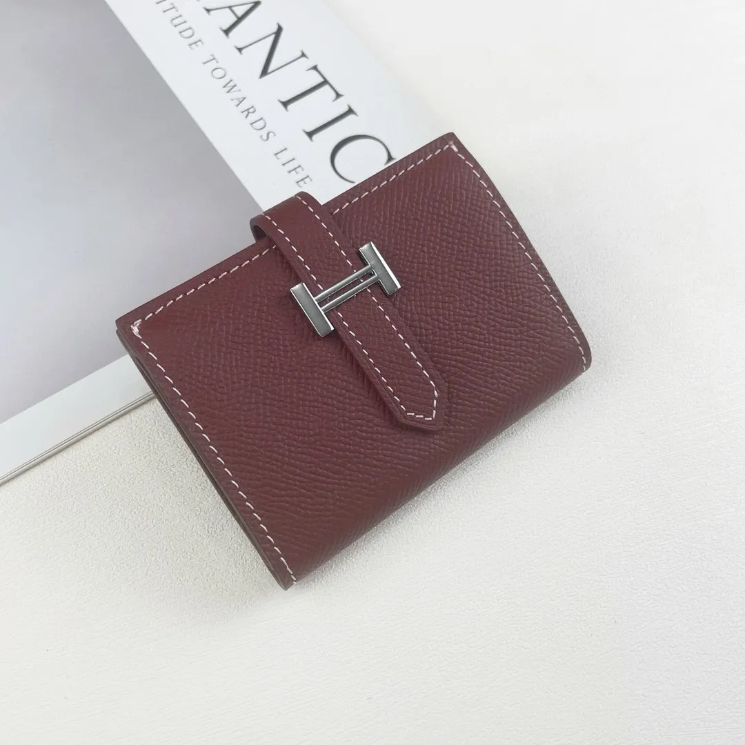 All Categories Hermès Wallet (Hermès) Hermès Palm Print Silver Buckle
