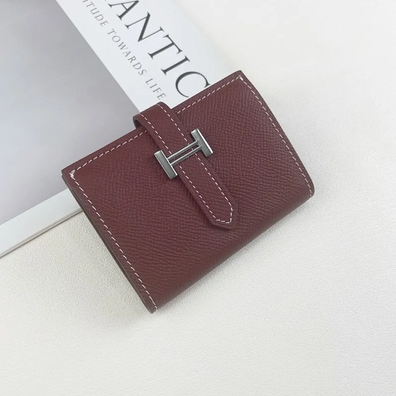 All Categories Hermès Wallet (Hermès) Hermès Palm Print Silver Buckle