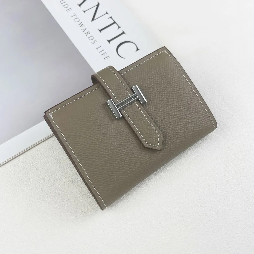 All Categories Hermès Wallet (Hermès) Hermès Palm Print Silver Buckle