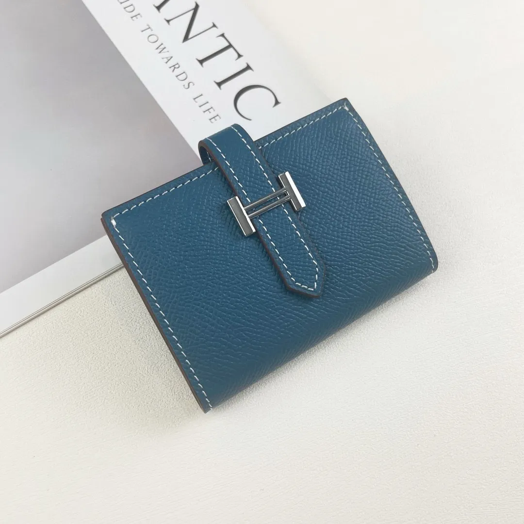 All Categories Hermès Wallet (Hermès) Hermès Palm Print Silver Buckle
