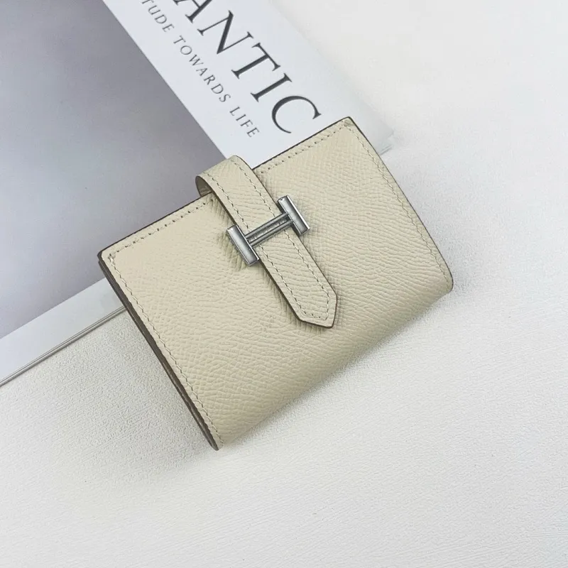 All Categories Hermès Wallet (Hermès) Hermès Palm Print Silver Buckle