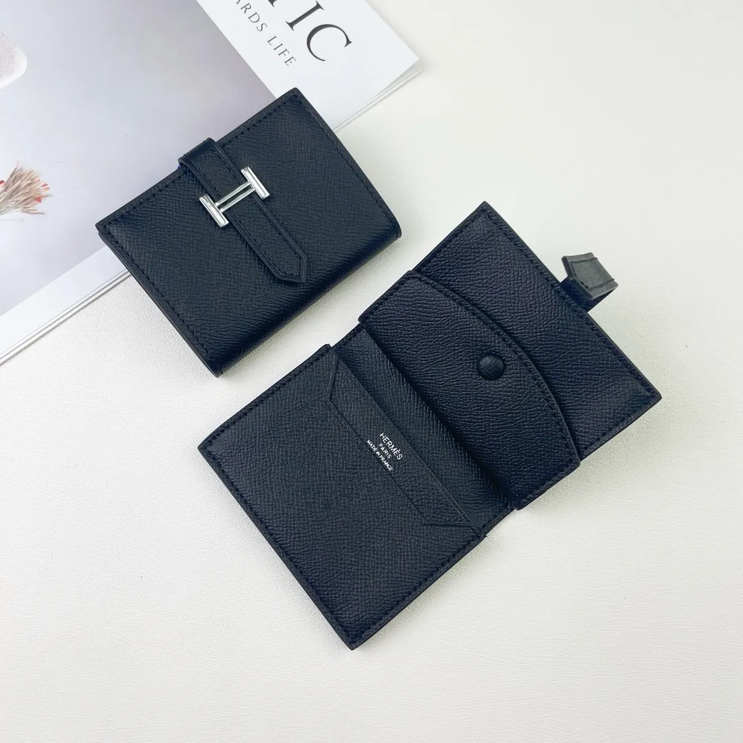 All Categories Hermès Wallet (Hermès) Hermès Palm Print Silver Buckle