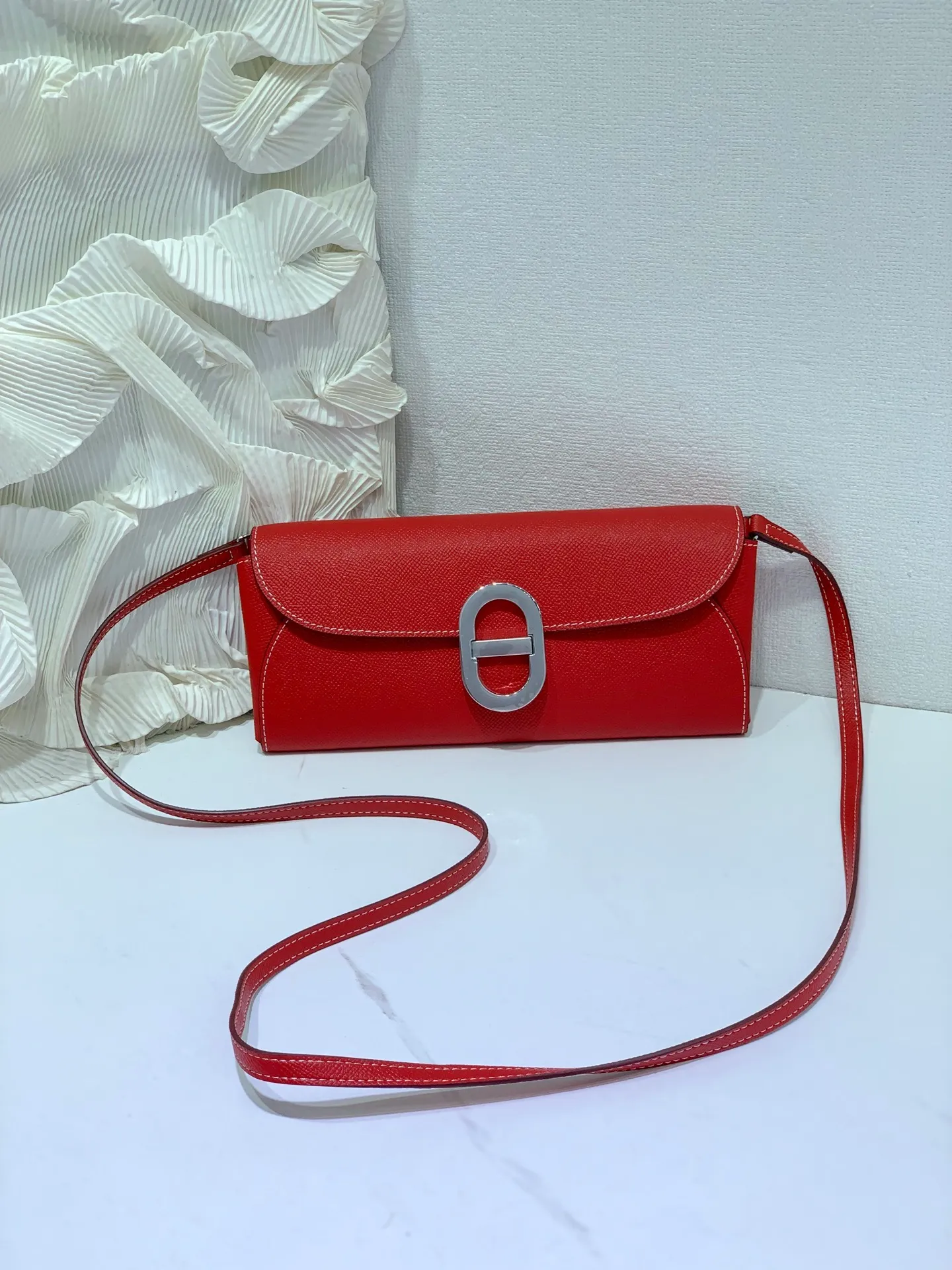 All categories Hermès wallet (Hermès) Hermès 961 silver buckle