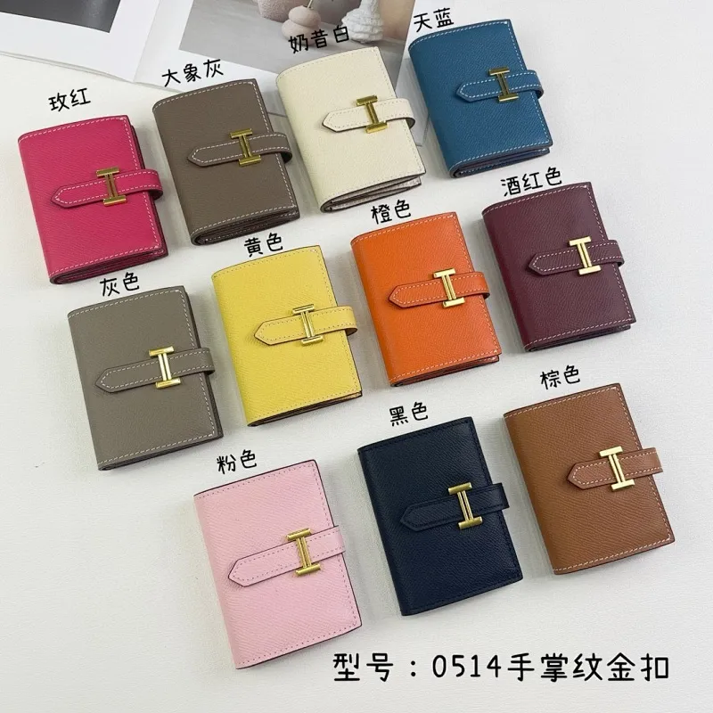 All Categories Hermès Wallet (Hermès) Hermès 0510 Palm Pattern Gold Buckle