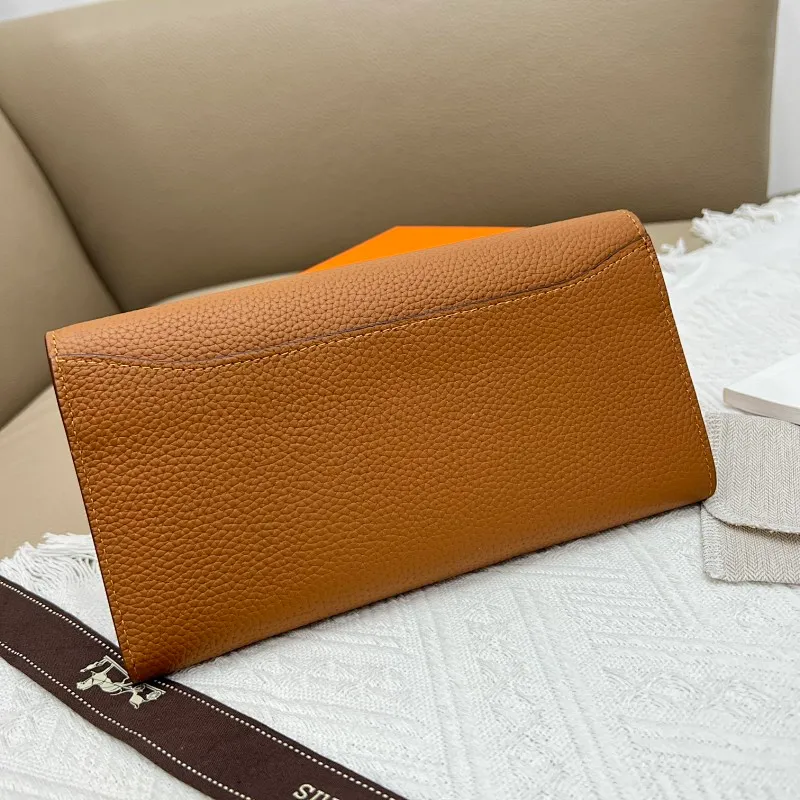 All categories Hermès wallet (Hermès) Hermès 539 pebbled silver buckle