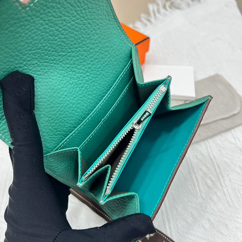All categories Hermès wallet (Hermès) Hermès 537 pebbled silver buckle