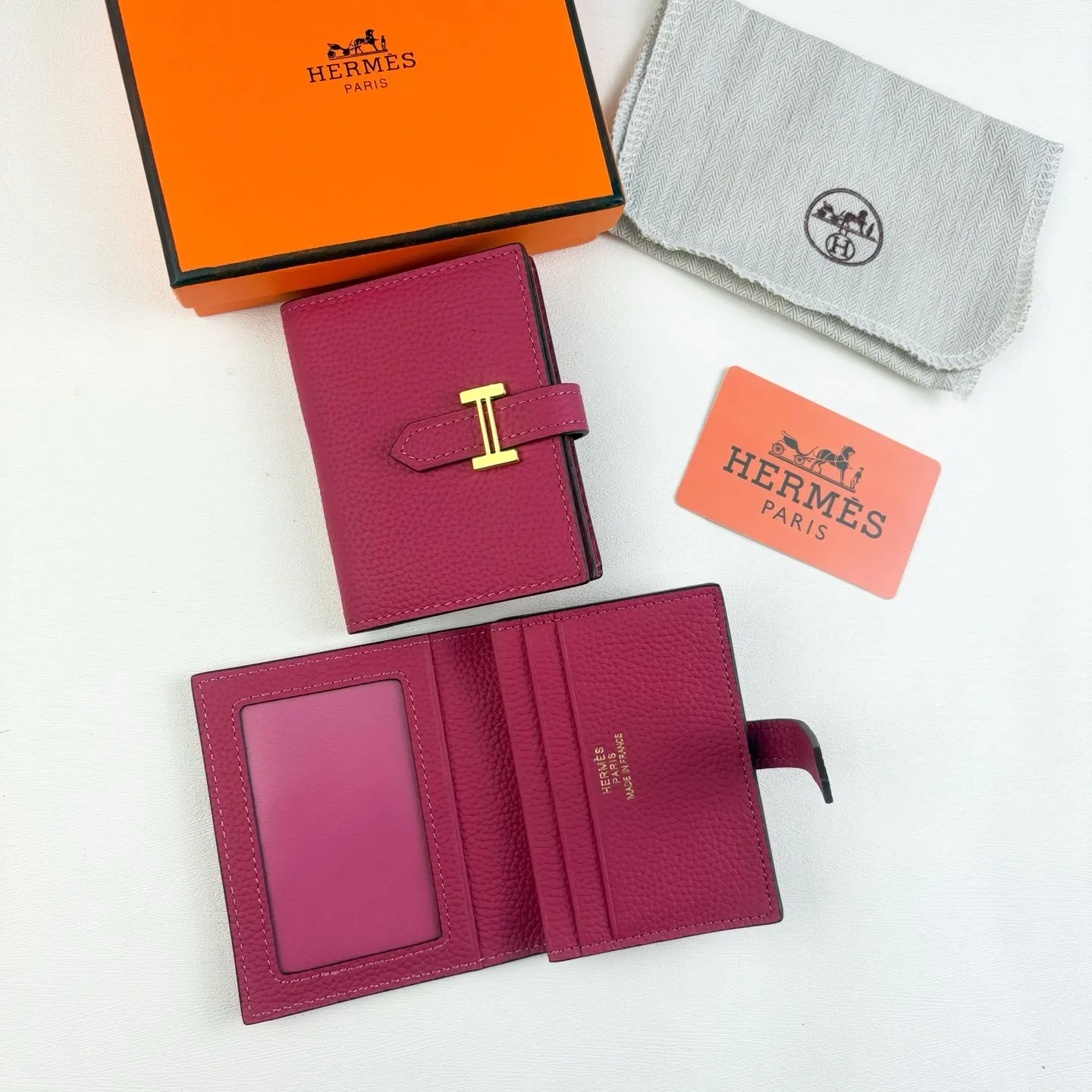 All categories Hermès wallet (Hermès) Hermès 495 gold buckle
