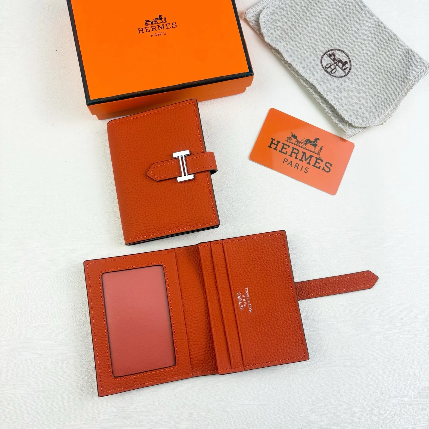 All categories Hermès wallet (Hermès) Hermès 495 silver buckle