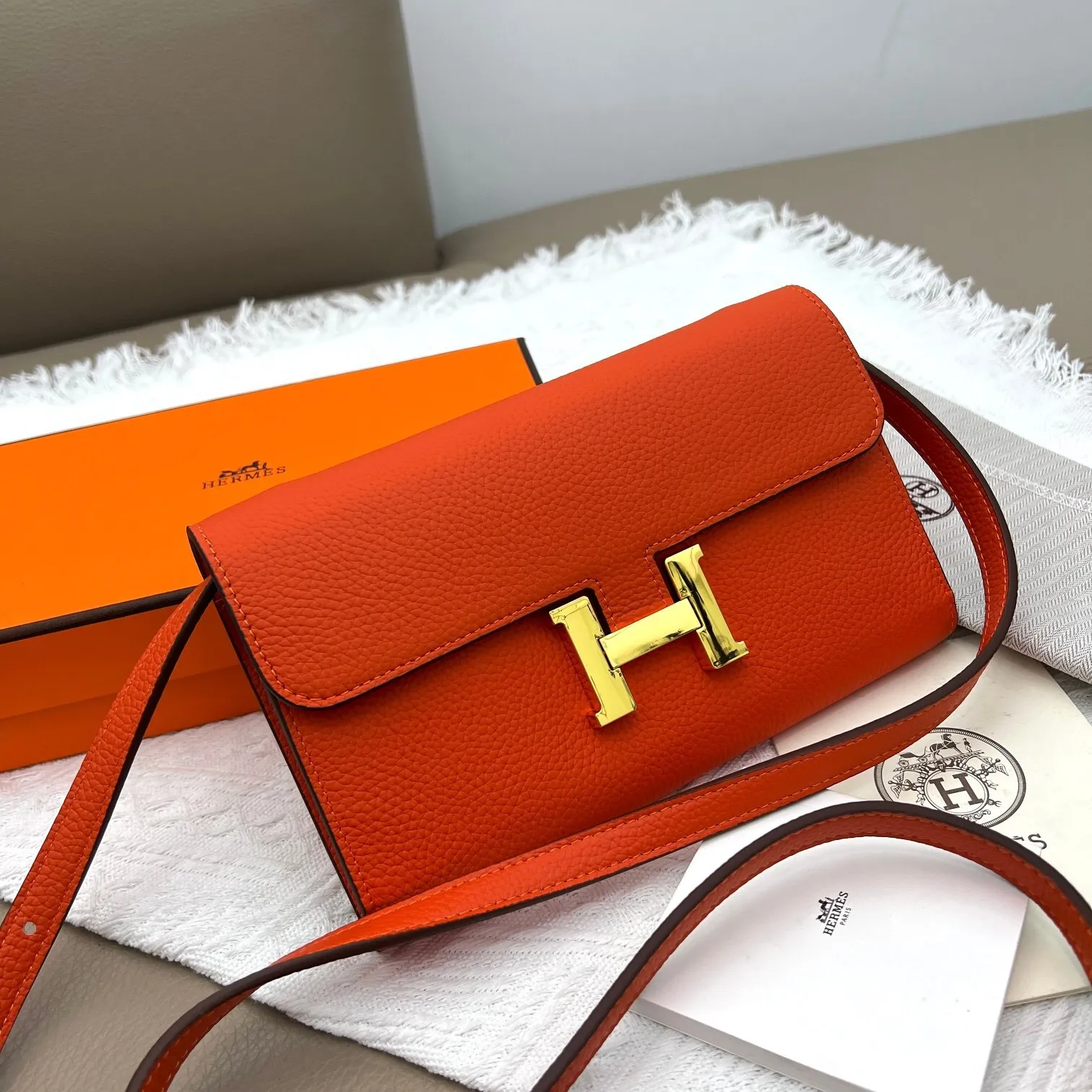 All Categories Official Website "Brand Women's Bags" Women's Bags 💙 Hermes 2025 New Hermes Crossbody Bag
