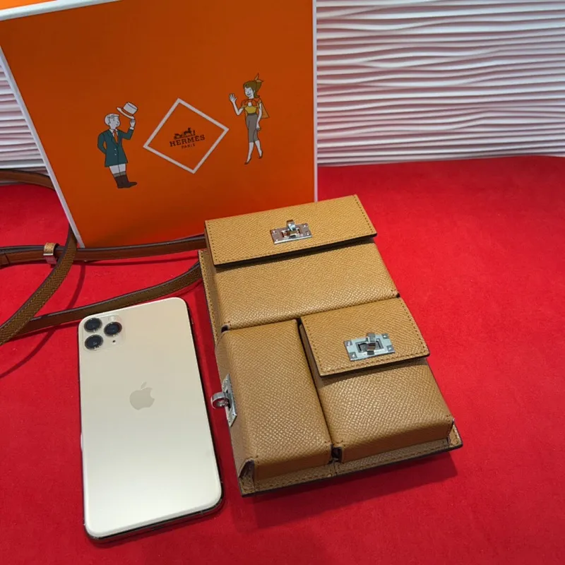 All Categories Official Website "Brand Women's Bags" Women's Bags 💙 Hermes 2025 New Hermes Mobile Phone Bags