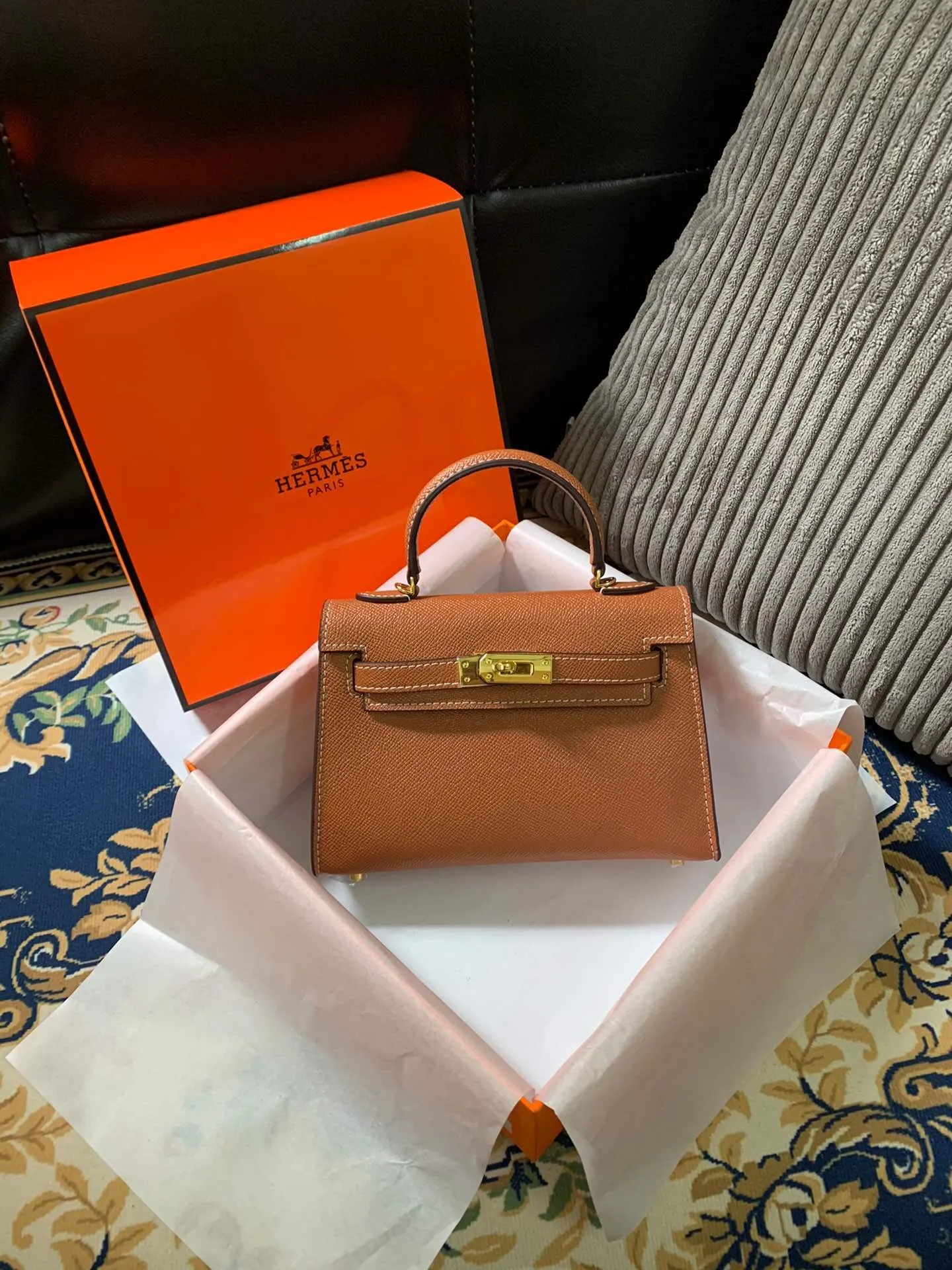 All Categories Official Website "Brand Women's Bags" Women's Bags 💙 Hermes 2023 New Mini 2nd Generation Crossbody Bag