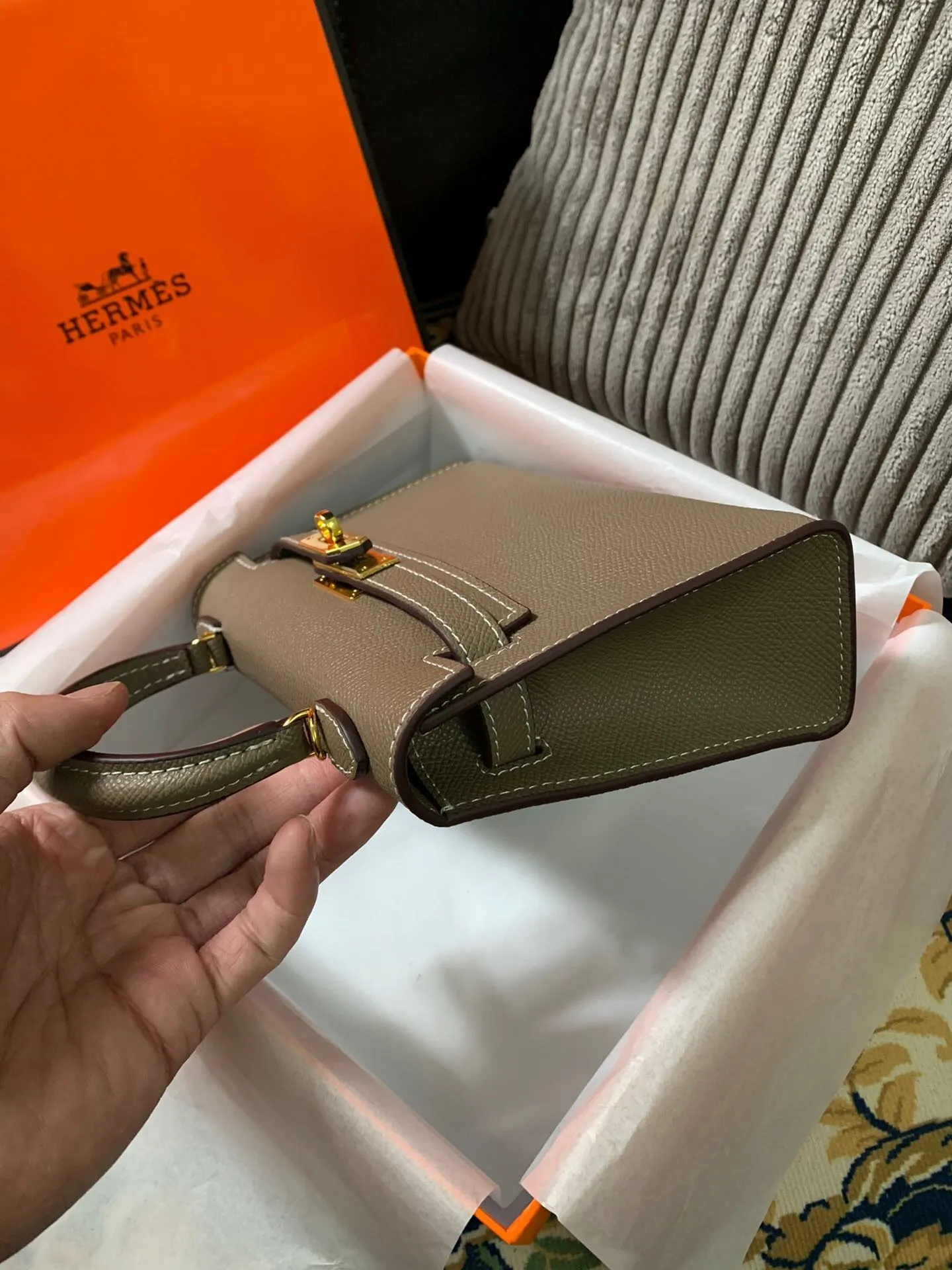 All Categories Official Website "Brand Women's Bags" Women's Bags 💙 Hermes 2023 New Mini 2nd Generation Crossbody Bag