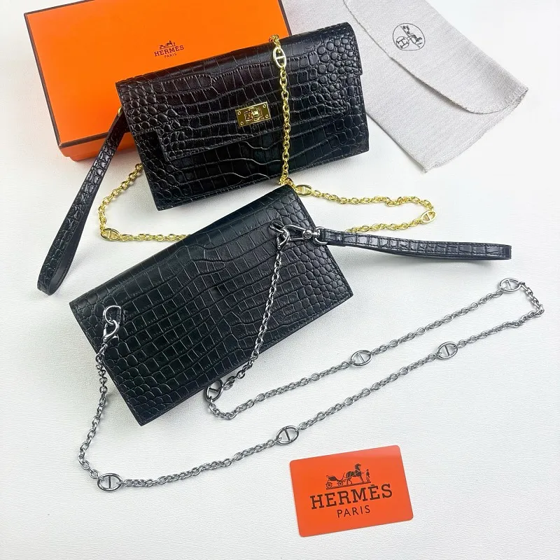All categories Hermès women's bags (Hermès) Hermès 960-1 crocodile pattern