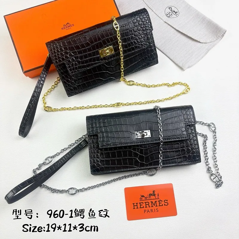 All categories Hermès women's bags (Hermès) Hermès 960-1 crocodile pattern