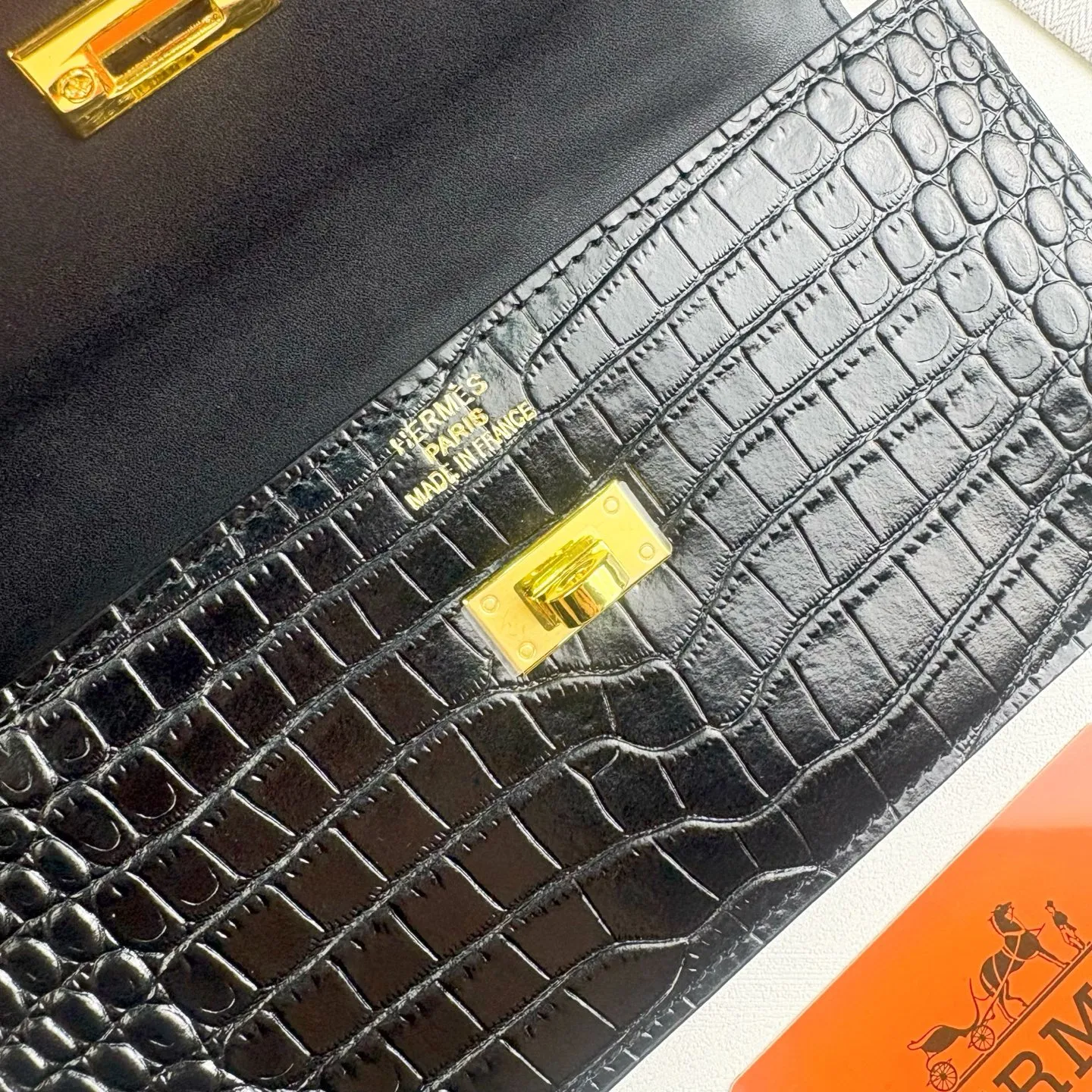 All categories Hermès women's bags (Hermès) Hermès 960-1 crocodile pattern