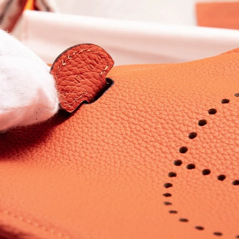 All categories Official website "Brand Women's Bags" Women's Bags 💙 Hermes 2022 official new Hermes evelyne mini bag wholesale imported cowhide 58002300 high quality size: 17CM