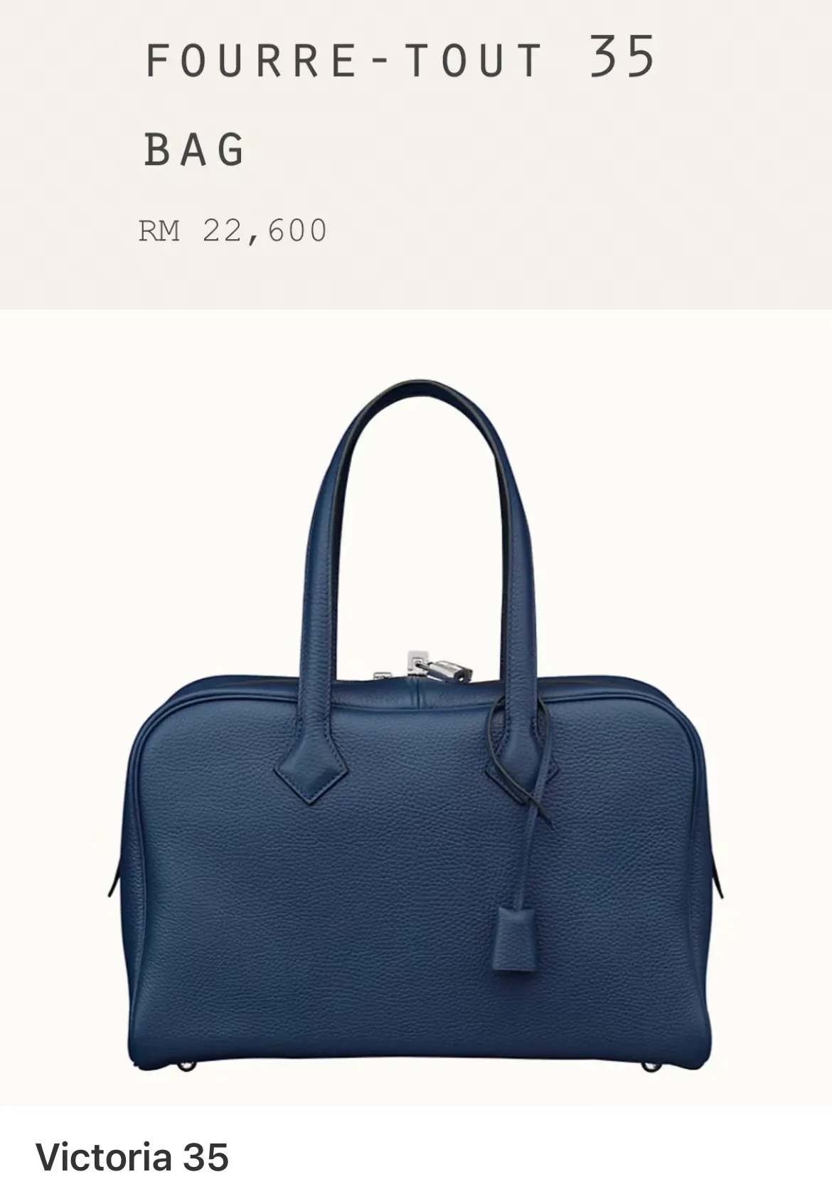 All categories Hermès women's bags (Hermès) Hermès 3535