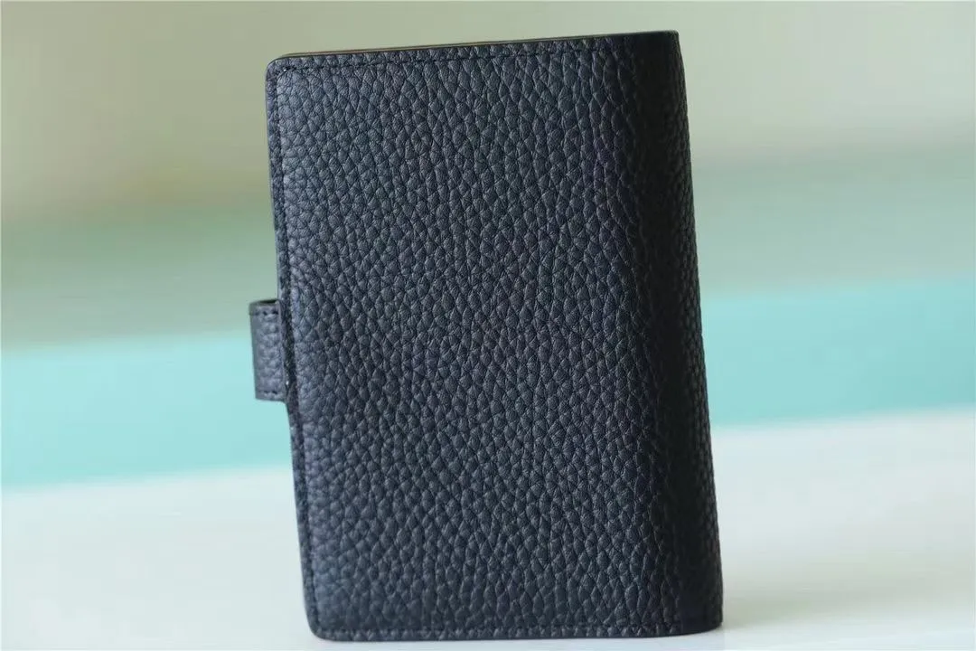 P150💰M81561 black m82198 light coffee m82461 rose red m82144 pink full leather pebbled lockme leather buckle Hermès short suit clip two-fold short wallet coin purse combination picture collection oo [handshake] [handshake]