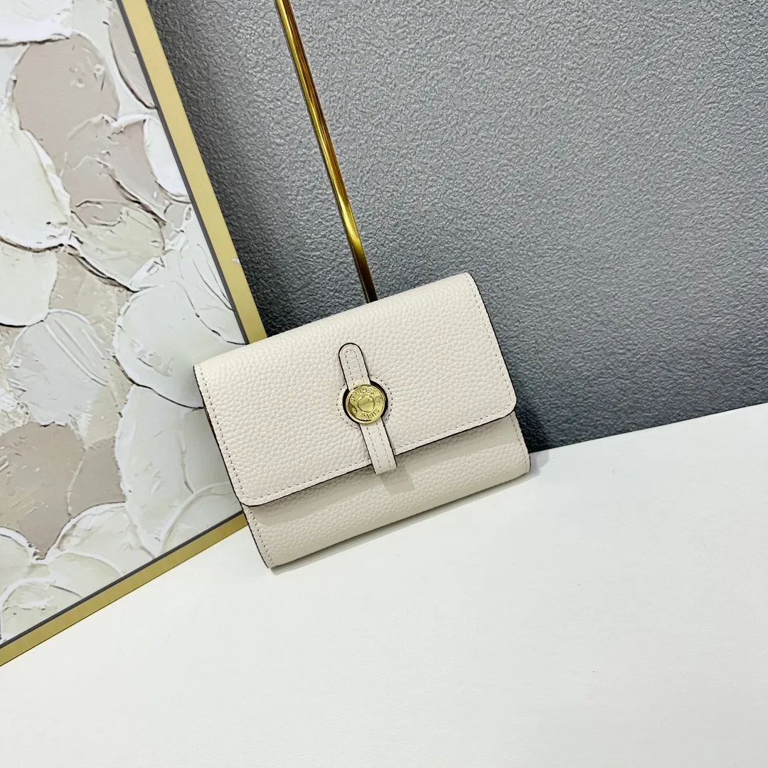 [Hermes new wallet]💰250 Model: H230 gold buckle Dimensions: length 13.5x width 10.5x thickness 2 cm Made of togo calfskin, equipped with 10 card slots, 1 banknote pocket, palladium-plated lock buckle, exquisite and perfect workmanship, original OEM code inside