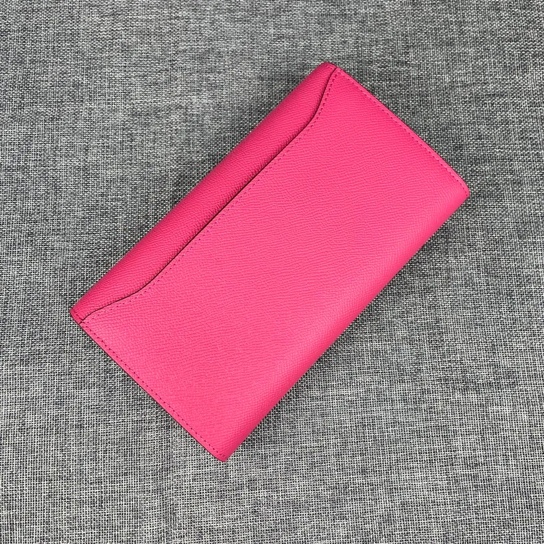 Hermes Constance Original Order p290💰 Model: 539 Palm Pattern Gold Buckle Size: 22*11cm Hermes🇫🇷Overseas🇫🇷Imported cowhide, soft and comfortable to the touch. Counter version, OEM code inside, original replica with gold hardware, exquisite and elegant, oil edge is straight and smooth🎈There are two large note slots, a zipper pocket, and 12 card slots🚚