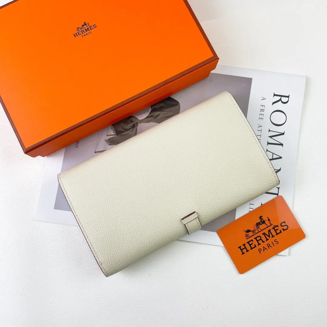 HERMES official website new model 💰300 New H Passant Toutenmainte Epsom calfskin long wallet Model: 951 palm print - Sheath "H passant" opening and closing - Zipper coin purse - Pocket with original OEM code inside - Can store passport or large-size mobile phone Metal texture: palladium plated Dimensions: length 20.8 × width 12.4 × thickness 2.7 cm